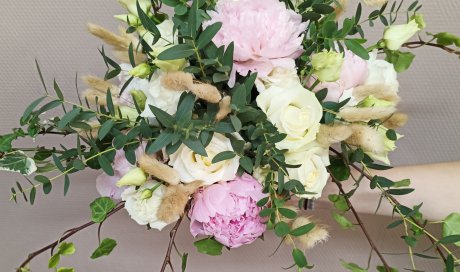Bouquet de mariée champêtre par votre fleuriste à Saint Aubin D'Aubigné